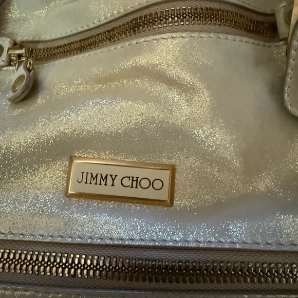 Jimmy Choo Mahala bag in glistening snow - Picture 2 of 6
